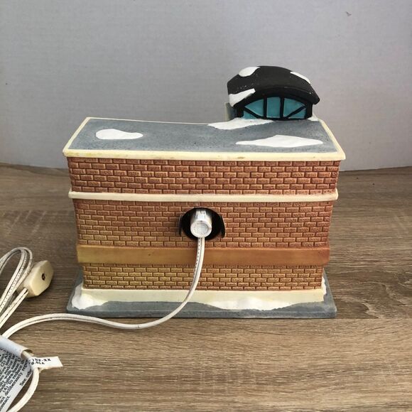 Vintage Ceramic Christmas Village Building of Marsh Supermarket Pharmacy - Picture 3 of 11